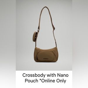 🍋Lululemon Crossbody with Nano Pouch - Artifact